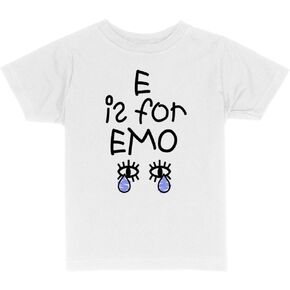 E is for Emo Toddler Kids T-Shirt
