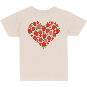 Strawberry Heart Toddler Kids T-Shirt