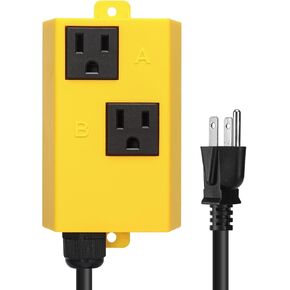 Etoolcity Automatic Vacuum Switch for Power Tools, with Smart Current Sensing & Delayed Start to Prevent Circuit Overload, Avoids Breaker Tripping, Plug & Play Dust Control Solution LF40