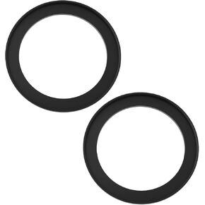 2pcs 67mm to 82mm Lens Adapter Rings Aluminum Alloy Camera Lens UV Filter Adapter Black