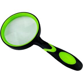 JSEIAJB Handheld Magnifying Glass for Elderly Reading Jade Identification Magnifying Glass(9cm)