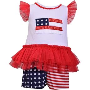 Bonnie Jean Girl's 4th of July Dress for Baby, Toddler, Little and Big Girls