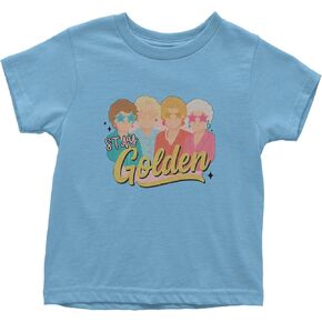 Stay Golden Girls Retro Toddler T-Shirt, Soft Cotton