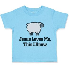 Toddler T-Shirt Jesus Loves Me This I Know Christian Jesus God Style C Clothes