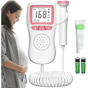 Fetal Heartbeat Doppler Belt Baby Fetal Heartbeat Monitor Bandage for Pregnancy Women Easy to use Bag