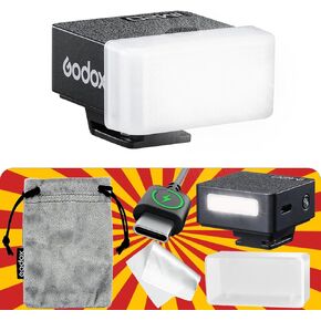 Godox IM20 مع شحن Godox Godox Flash USB-C ، فلاش الكاميرا GN 12 ، مع 5 مستويات طاقة فلاش ، 440 وميض كامل القوى فلاش MINI لـ Sony ZV1/Sony ZVE10/RICOH GR3/FUJI F1 【ليس لـ ZV-1F】