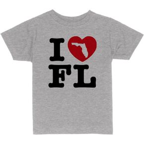 I Love Florida Toddler Kids T-Shirt