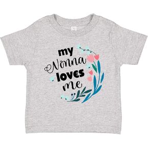 inktastic my nonna يحبني بالنسبة للبنات حفيدة Toddler T-Shirt