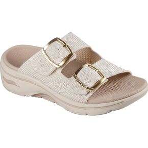 Skechers للسيدات اثنين من فرقة الشريحة Slide Sandal