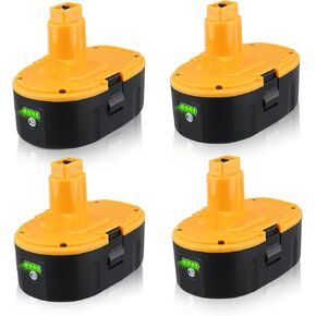 6.0AH 18 بطاريات XRP LI-ION متوافقة مع DEWALT DC9096 DC9098 DE9095 DW9096 DC9099 DE9096 DW9098 DW9095 DC9182 استبدال Dewalt 18V أدوات 2PACK