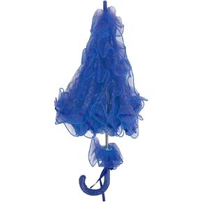 Hztyyier Elegant Lace Parasol Umbrella Hand Made Wedding Bridal Lace Umbrella for Photography (Royalblue), Hztyyierbc6ko148dp-16