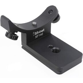 قدم طوق العدسة Foot for Fuji XF 100-400mm F4.5-5.6 R LM OIS WR Telepso ، محول الدعم من طراز Tripod Mount Ring مع لوحة تحرير سريعة من نوع ARCA-SWISS لرأس الكرة