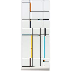 Window Clings Nordic Glass Stickers Window Stickers Glue-Free Window Decoration Suitable for Living Room Office Push Door Bathroom Privacy Window Film(60 * 200cm)