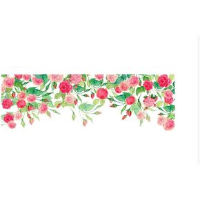 Window Clings Nordic Creative Flower Pattern Decoration Glue-Free Static Film Window Glass Door Film Bathroom Balcony Window Film Privacy Window Film