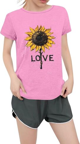 Plus Size Womens Clothing Workout Tops for Women Summer Outfits Blouses Loose Fitting Casual Going Out in Saudi Arabia