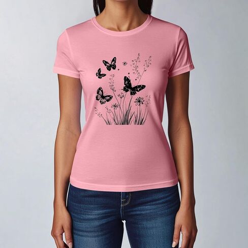 ملابس النساء اللطيفة الصيفية اللطيفة للنساء بلوزات قمصان تجريب فرك نيون من القطن نسائي قمم الضغط in Kuwait