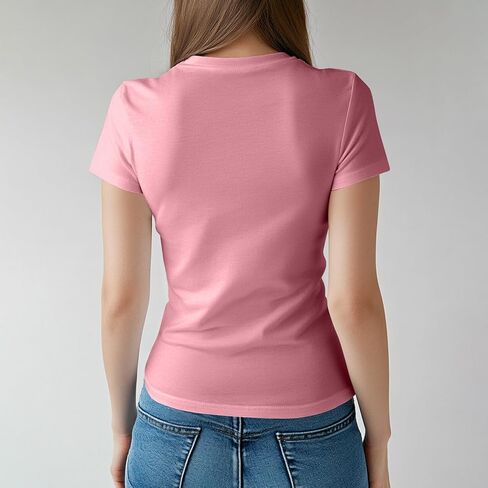 ملابس النساء اللطيفة الصيفية اللطيفة للنساء بلوزات قمصان تجريب فرك نيون من القطن نسائي قمم الضغط in Kuwait