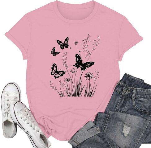 ملابس النساء اللطيفة الصيفية اللطيفة للنساء بلوزات قمصان تجريب فرك نيون من القطن نسائي قمم الضغط in Kuwait