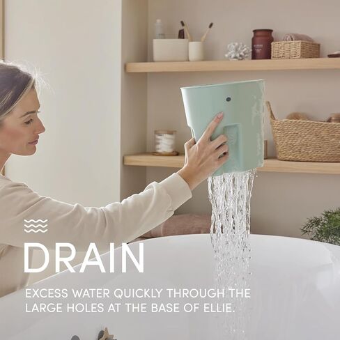 Ellie Bath Toy Storage Scoop | طفل رضيع وطفل حمام التجفيف مع صينية بالتنقيط - رمادي in Kuwait