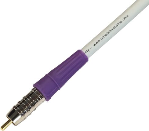 Blue Jeans Cable LC-1 Double-Shielded Low Capacitance Subwoofer Cable, 10 Foot, Black in Kuwait