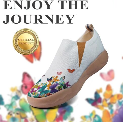 Women's Art Painted Casual Loafers Slip On Walking Shoes Comfortable Lightweight Ladies Travel Sneaker in Saudi Arabia