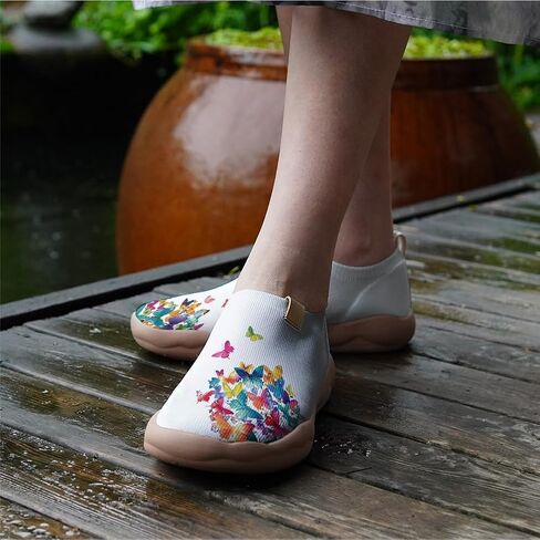 Women's Art Painted Casual Loafers Slip On Walking Shoes Comfortable Lightweight Ladies Travel Sneaker in Saudi Arabia