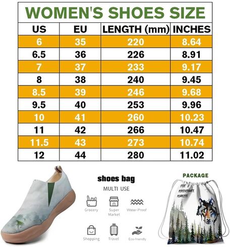 Onehorse Women's Sneakers Casual Travel Shoes Slip-On Lightweight Comfortable Artistic Flowers Loafers in Saudi Arabia