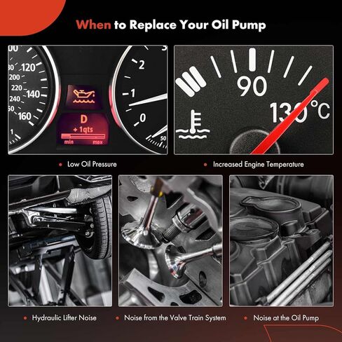 مضخة زيت المحرك A-Premium متوافقة مع 2.2 لتر 2.3 لتر Honda Accord 1994-2002، Odyssey 1995-1998، Prelude 1992-1996 & Acura CL 1997-1999 & Isuzu Oasis 1996-1999 in Kuwait