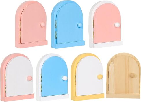 Magically Door Shape Wood Outlet Coverplate Artisanal Child and Pet Protective Light Switches Guard Shield in Saudi Arabia