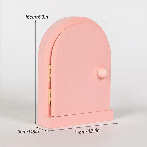 Magically Door Shape Wood Outlet Coverplate Artisanal Child and Pet Protective Light Switches Guard Shield in Saudi Arabia