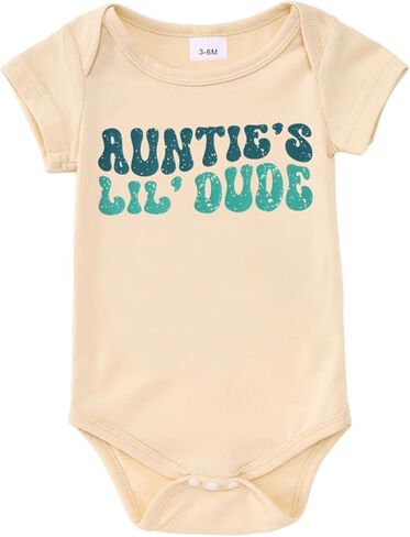 CM C & M WODRO حديثي الولادة طفل BODYSUTIONS LUMTIES LIL Funny Onesie Infant ROMPER SUMPER AUNT AUNT AUNT HABY GIFT 0-18M in Saudi Arabia