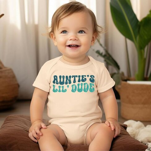 CM C & M WODRO حديثي الولادة طفل BODYSUTIONS LUMTIES LIL Funny Onesie Infant ROMPER SUMPER AUNT AUNT AUNT HABY GIFT 0-18M in Saudi Arabia