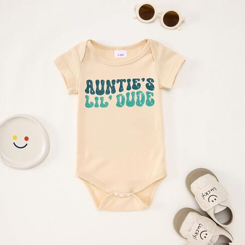 CM C & M WODRO حديثي الولادة طفل BODYSUTIONS LUMTIES LIL Funny Onesie Infant ROMPER SUMPER AUNT AUNT AUNT HABY GIFT 0-18M in Saudi Arabia