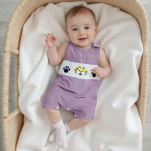 BemeyourBBs Newborn Baby Boy Sleeveless Romper Overall Summer Clothes | Infant Baby Boy Clothes for Summer Spring , Sleeveless Jumpsuit, for Daily, Photoshoot, Holiday, Beach, Gifts 0-24M in Saudi Arabia