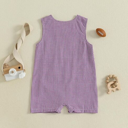 BemeyourBBs Newborn Baby Boy Sleeveless Romper Overall Summer Clothes | Infant Baby Boy Clothes for Summer Spring , Sleeveless Jumpsuit, for Daily, Photoshoot, Holiday, Beach, Gifts 0-24M in Saudi Arabia