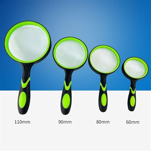 JSEIAJB Handheld Magnifying Glass for Elderly Reading Jade Identification Magnifying Glass(9cm) in Saudi Arabia