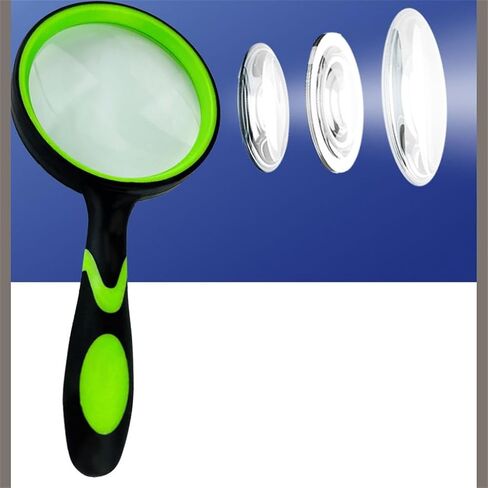 JSEIAJB Handheld Magnifying Glass for Elderly Reading Jade Identification Magnifying Glass(9cm) in Saudi Arabia