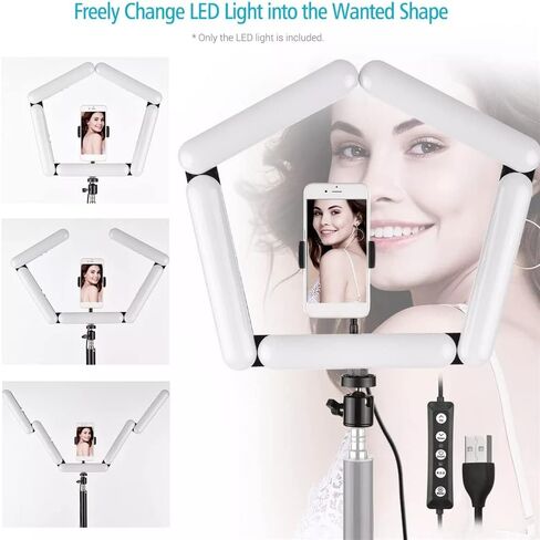 Foldable Splicing 5-Panel LED RGB Video Light Professional Photography Fill Light Set for Video Photography Lamp in Kuwait