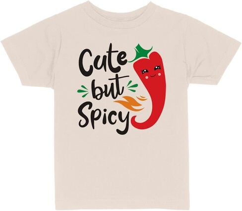 Cute But Spicy Toddler Kids T-Shirt in Saudi Arabia