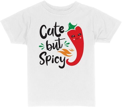 Cute But Spicy Toddler Kids T-Shirt in Saudi Arabia