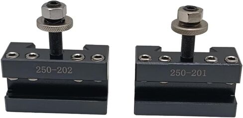 8pcs bxa wedge type Quick Change Tool Post مع حاملي الأدوات لمخرطة الأرجوحة DIA 10-15 "، 250-222 ، (BXA-8PC). in Kuwait