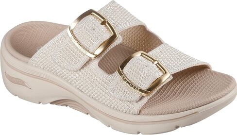 Skechers Women's On-the-go Go Walk Arch Fit 2.0 Sandal - Chloe | Walking, Arch Fit, Ultra Go, Quick Dry, Machine Washable, Vegan, in Saudi Arabia