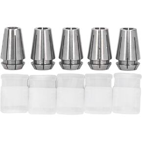 STABLE 5PCS SPRING STEEL COLLET CHUCK FOR CNC EQUIPMENT LATHE COLLET