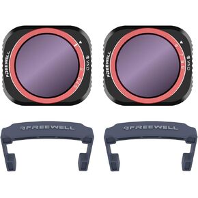 Freewell Variable ND 2-5 Stop, 6-9 Stop 2 Pack VND Filters Compatible with Mavic 2 Pro Drone + Propeller Holder Protector