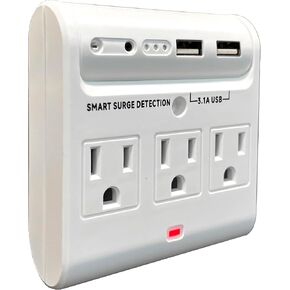 SCS Enterprises WF-113V6: 2K دقة كاميرا WiFi مخبأة في شاحن الجدار الموسع للموسع ، مع عرض P2P عن بُعد وتسجيله وإخطار (عرض إمالة يدوي) (رؤية ليلية)
