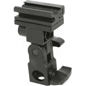 Plastic Flash Bracket Light Stand Mount for DSLR Camera Flash Compatible with Umbrella and Accessories Pitch Angle for Versatile Positioning