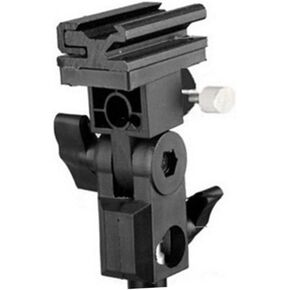 Angoily Flash Stand Bracket Light Mount with Pitch Angle for DSLR Cameras Flash Holder for Umbrella Speedlight and Accessories