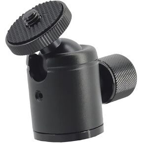 Photography Light Bracket with Head Screw for Smooth Angle Compact Tripod Mount for Cameras and Smartphones Durable Design Black