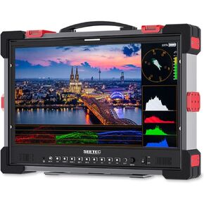 SEETEC P215 PRO-CO 21.5 inch 1000nit High Bright Portable Protective Broadcast Monitor Full HD 1920x1080 Carry On Monitor with 3G-SDI HDMI DVI 3D LUT HDR Waveform