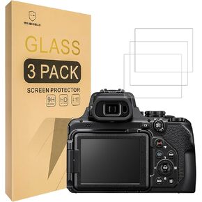 Mr.Shield Screen Protector compatible with Nikon COOLPIX P1100 [Tempered Glass] [3-PACK] [Japan Glass with 9H Hardness]